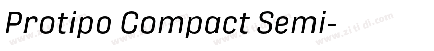 Protipo Compact Semi字体转换 Protipo Compact Semi字体转换